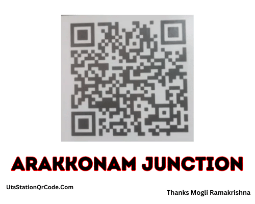 Arakkonam Junction UTS QR Code