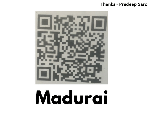 Madurai Station UTS QR Code