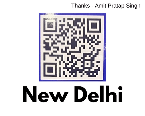 New Delhi Station UTS QR Code