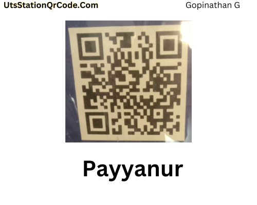 Payyanur Station UTS QR Code