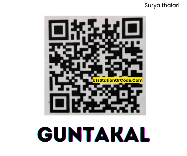 Guntakal Station UTS QR Code