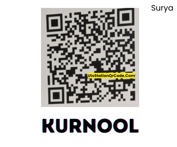 Kurnool Station UTS QR Code