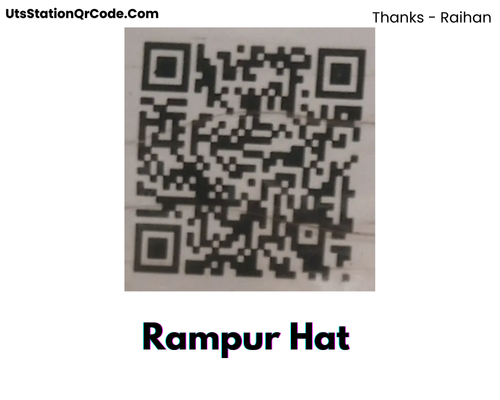 Rampur Hat Station UTS QR Code