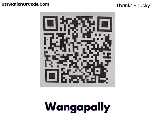 Wangapally Station UTS QR Code