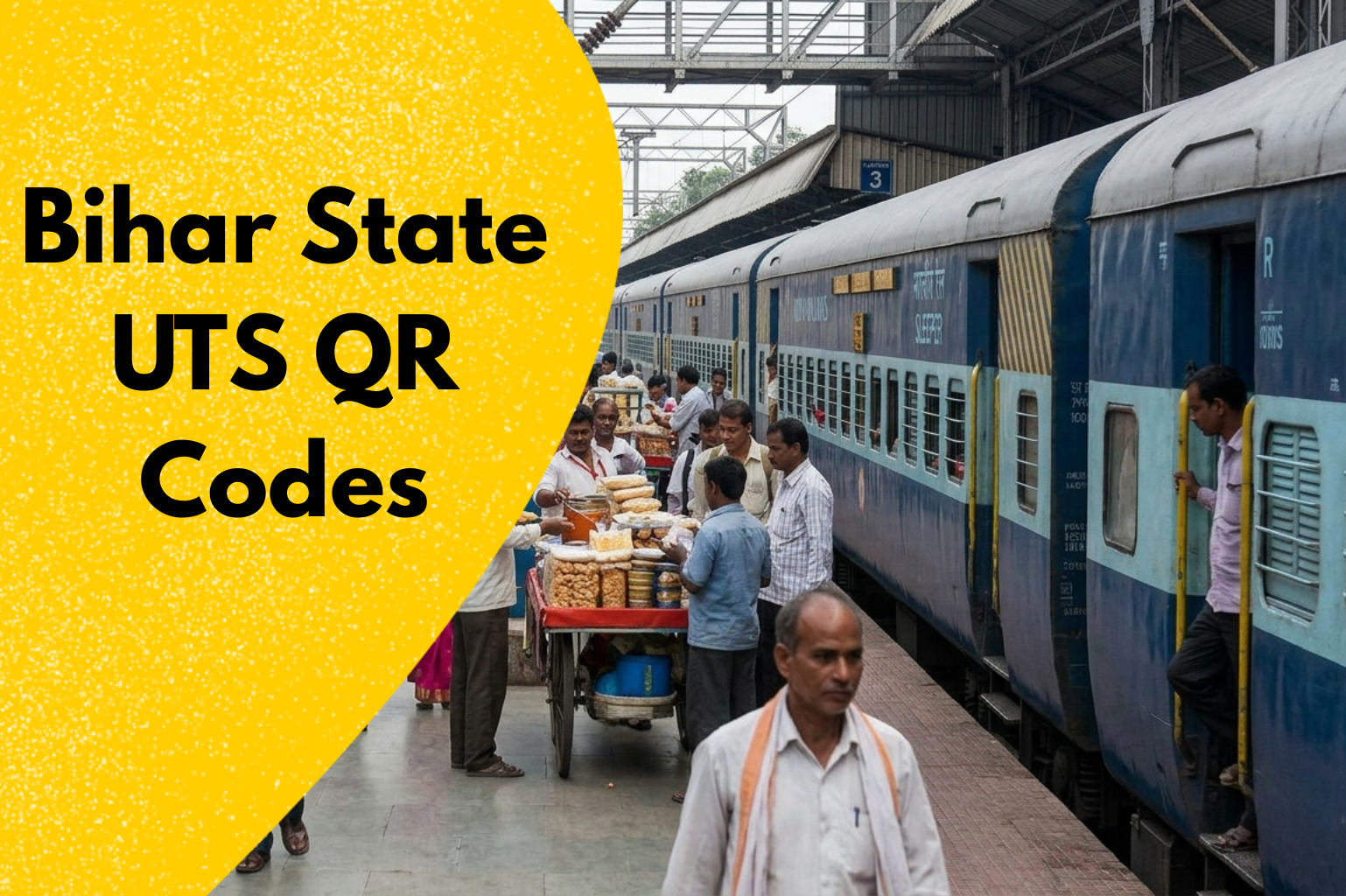 Bihar State UTS QR Codes