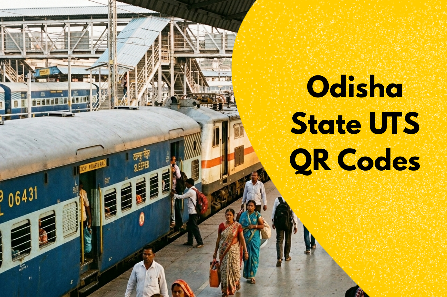 Odisha State UTS QR Codes