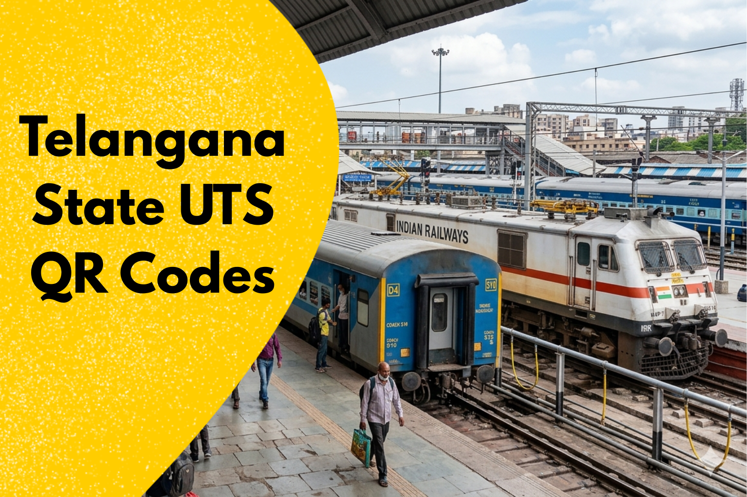 Telangana State UTS QR Codes