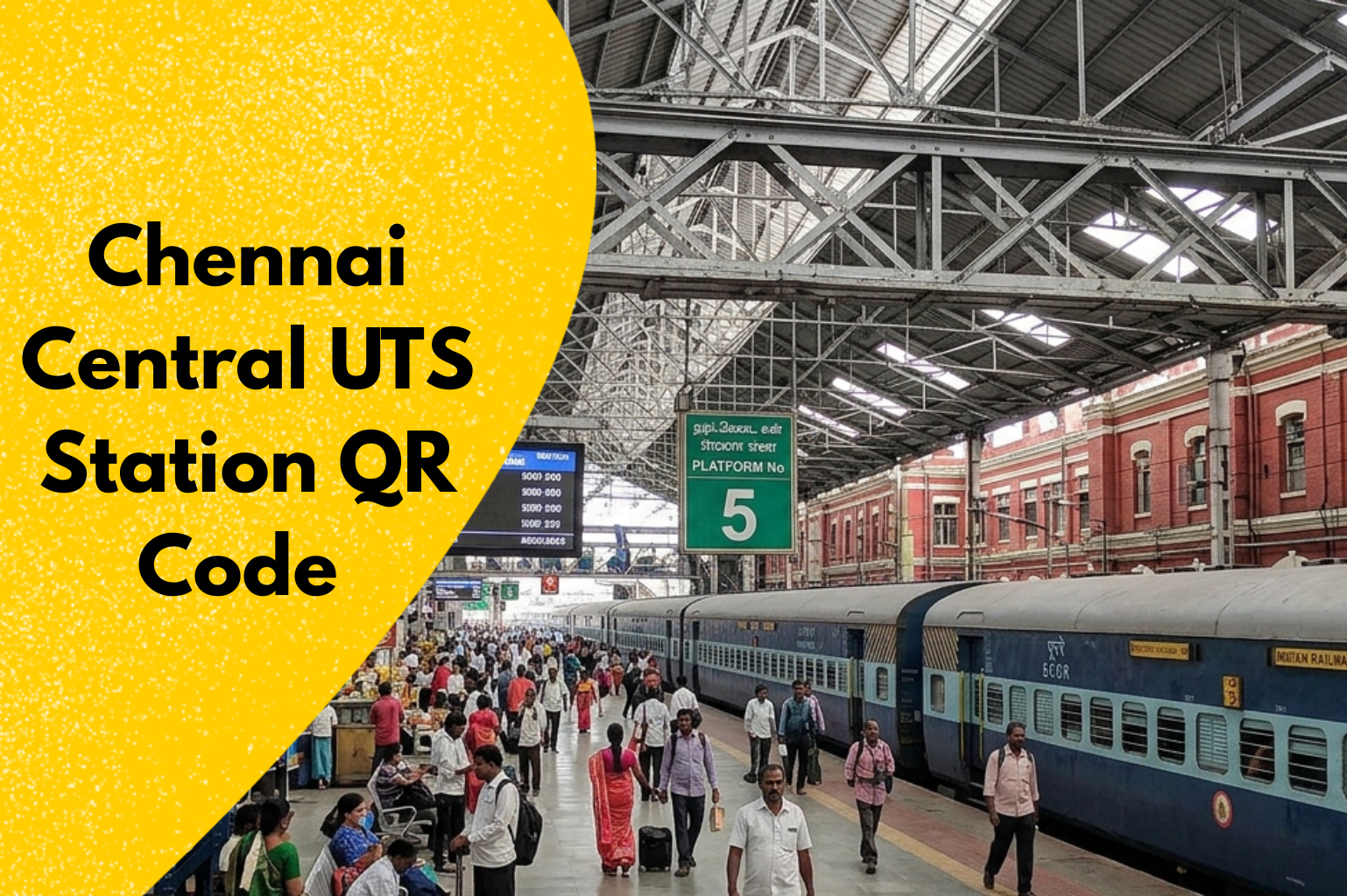 Chennai Central UTS Station QR Code 